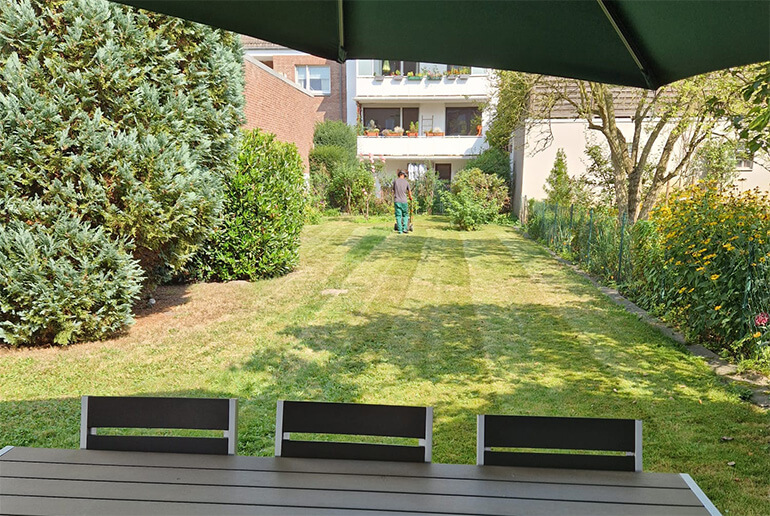 Gartenarbeit in Oberneuland