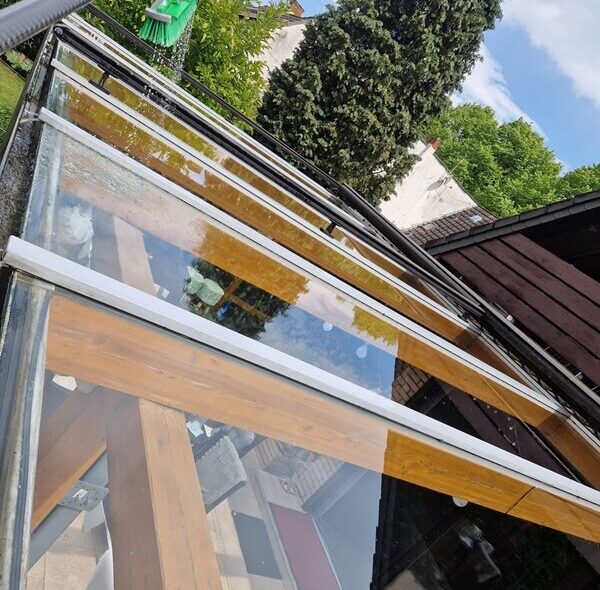 Reinigung grosse Glassflaechen
