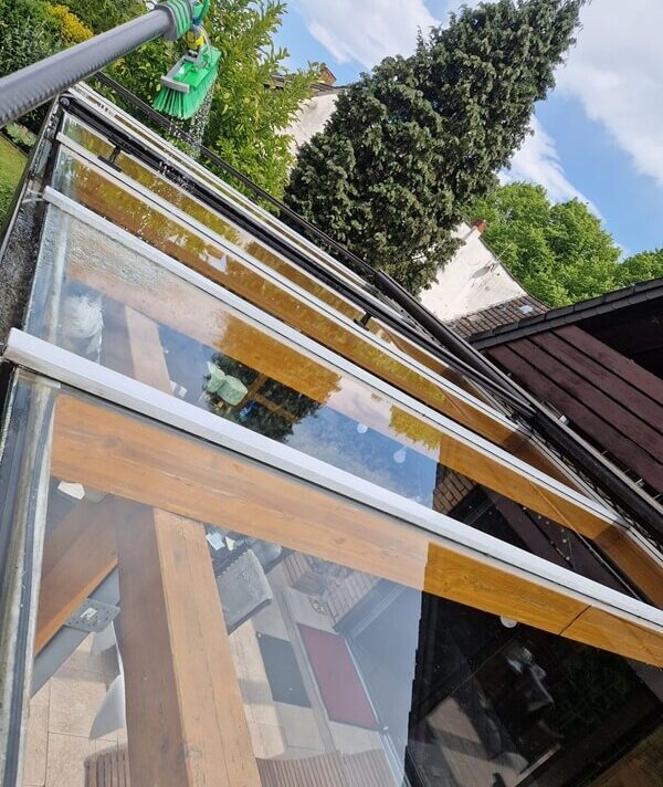 Reinigung grosse Glassflaechen