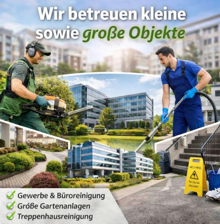 Gartenpflege und Reinigung große Objekte in bremen