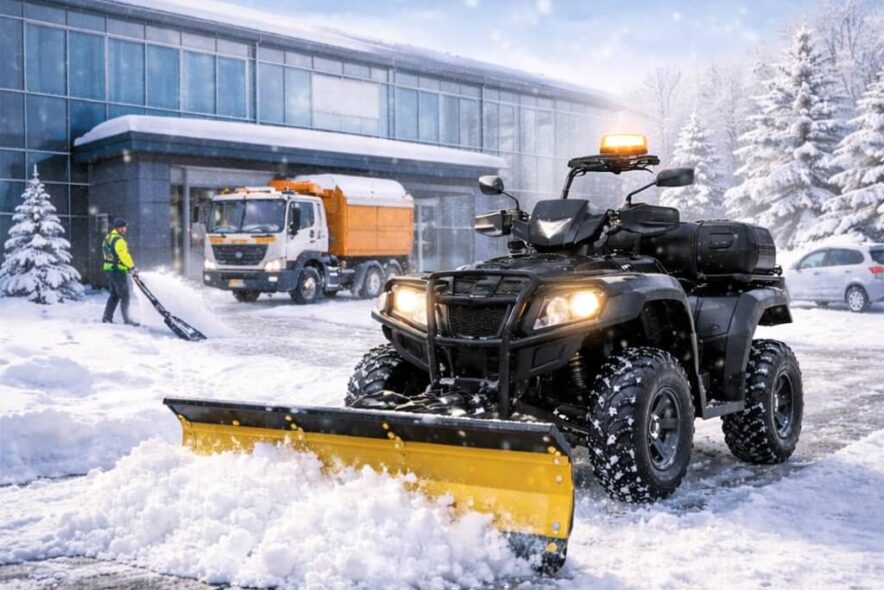 Winterdienst Firmengelände