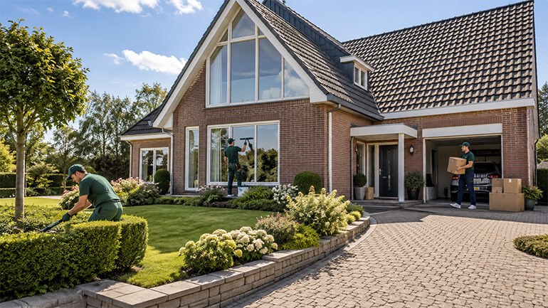 Haus für den Verkauf aufbereiten